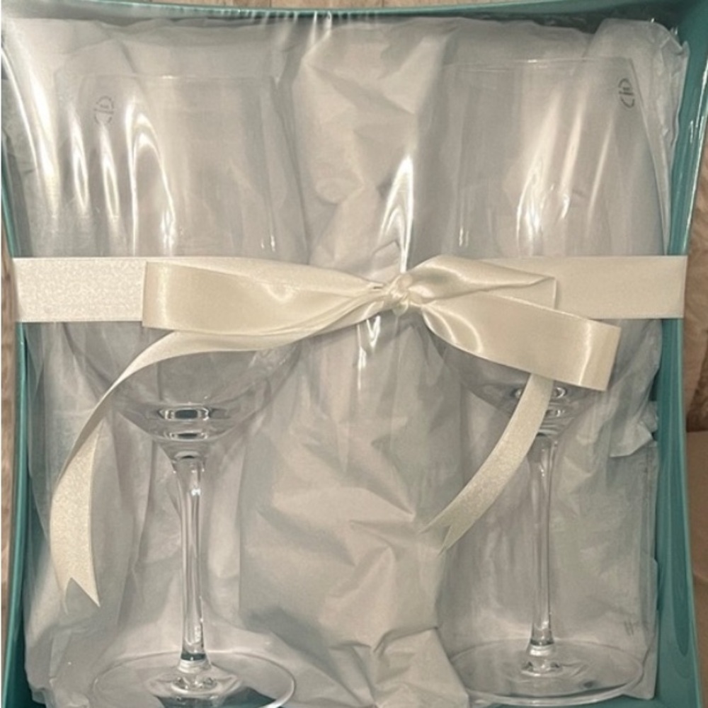 Tiffany & Co. Crystal Wine Glass Set